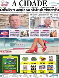Capa do jornal Jornal A Cidade de Votuporanga 04/10/2022