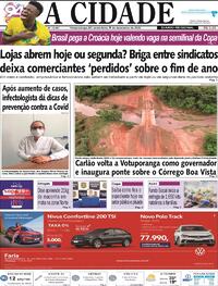 Capa do jornal Jornal A Cidade de Votuporanga 09/12/2022