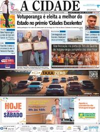 Capa do jornal Jornal A Cidade de Votuporanga 12/11/2022
