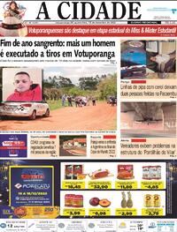 Capa do jornal Jornal A Cidade de Votuporanga 15/12/2022