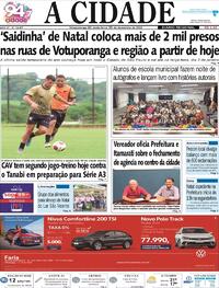 Capa do jornal Jornal A Cidade de Votuporanga 23/12/2022