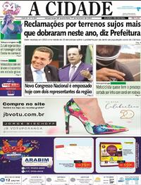 Capa do jornal Jornal A Cidade de Votuporanga 01/02/2023