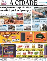 Capa do jornal Jornal A Cidade de Votuporanga 01/06/2023