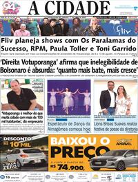 Capa do jornal Jornal A Cidade de Votuporanga 01/07/2023