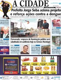 Capa do jornal Jornal A Cidade de Votuporanga 02/03/2023