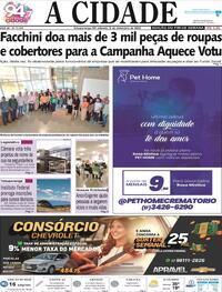 Capa do jornal Jornal A Cidade de Votuporanga 02/09/2023