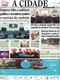 Capa do jornal Jornal A Cidade de Votuporanga 03/03/2023