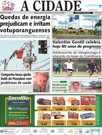 Capa do jornal Jornal A Cidade de Votuporanga 03/05/2023