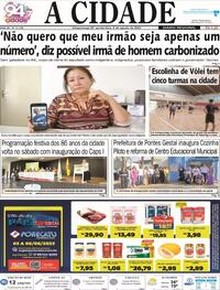 Capa do jornal Jornal A Cidade de Votuporanga 03/08/2023