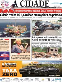 Capa do jornal Jornal A Cidade de Votuporanga 04/03/2023