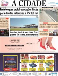 Capa do jornal Jornal A Cidade de Votuporanga 04/05/2023