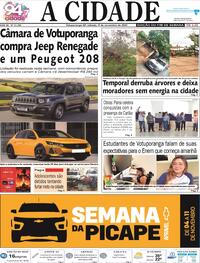 Capa do jornal Jornal A Cidade de Votuporanga 04/11/2023
