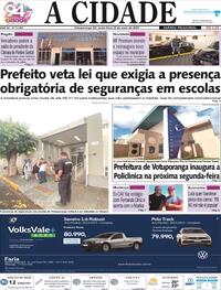 Capa do jornal Jornal A Cidade de Votuporanga 05/05/2023