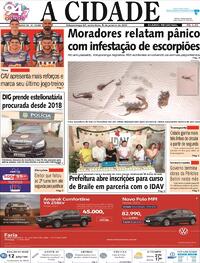 Capa do jornal Jornal A Cidade de Votuporanga 06/01/2023
