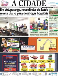 Capa do jornal Jornal A Cidade de Votuporanga 06/04/2023