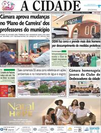 Capa do jornal Jornal A Cidade de Votuporanga 06/12/2023
