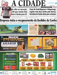 Capa do jornal Jornal A Cidade de Votuporanga 07/11/2023