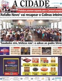 Capa do jornal Jornal A Cidade de Votuporanga 09/02/2023