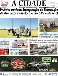 Capa do jornal Jornal A Cidade de Votuporanga 09/12/2023