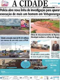 Capa do jornal Jornal A Cidade de Votuporanga 10/02/2023