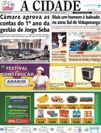 Capa do jornal Jornal A Cidade de Votuporanga 12/09/2023