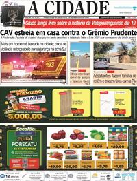 Capa do jornal Jornal A Cidade de Votuporanga 13/12/2023