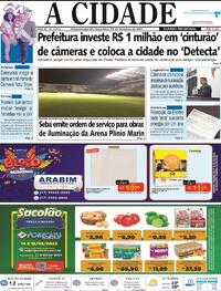 Capa do jornal Jornal A Cidade de Votuporanga 14/02/2023