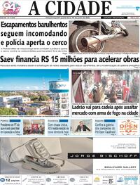Capa do jornal Jornal A Cidade de Votuporanga 14/06/2023