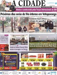 Capa do jornal Jornal A Cidade de Votuporanga 15/06/2023