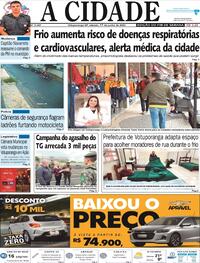 Capa do jornal Jornal A Cidade de Votuporanga 17/06/2023