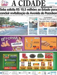 Capa do jornal Jornal A Cidade de Votuporanga 18/07/2023