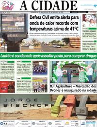 Capa do jornal Jornal A Cidade de Votuporanga 20/09/2023