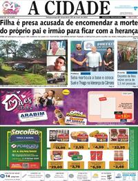 Capa do jornal Jornal A Cidade de Votuporanga 23/05/2023