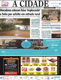Capa do jornal Jornal A Cidade de Votuporanga 24/02/2023