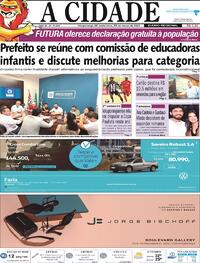 Capa do jornal Jornal A Cidade de Votuporanga 24/03/2023