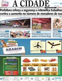 Capa do jornal Jornal A Cidade de Votuporanga 24/10/2023