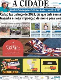 Capa do jornal Jornal A Cidade de Votuporanga 27/12/2023