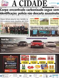 Capa do jornal Jornal A Cidade de Votuporanga 28/07/2023