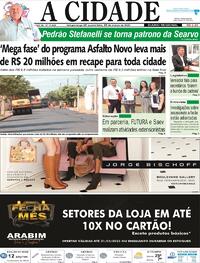 Capa do jornal Jornal A Cidade de Votuporanga 29/03/2023