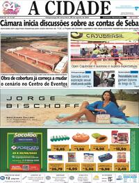 Capa do jornal Jornal A Cidade de Votuporanga 29/08/2023
