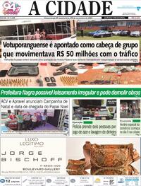 Capa do jornal Jornal A Cidade de Votuporanga 29/11/2023