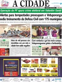 Capa do jornal Jornal A Cidade de Votuporanga 01/02/2024