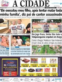 Capa do jornal Jornal A Cidade de Votuporanga 29/02/2024
