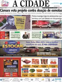 Capa do jornal Jornal A Cidade de Votuporanga 01/06/2024