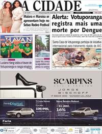 Capa do jornal Jornal A Cidade de Votuporanga 02/03/2024