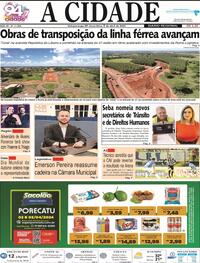 Capa do jornal Jornal A Cidade de Votuporanga 02/04/2024