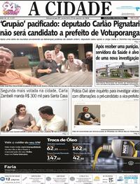 Capa do jornal Jornal A Cidade de Votuporanga 02/08/2024