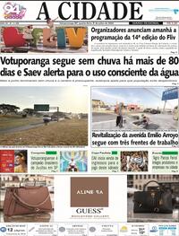 Capa do jornal Jornal A Cidade de Votuporanga 03/07/2024