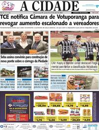 Capa do jornal Jornal A Cidade de Votuporanga 04/04/2024
