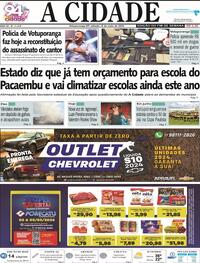 Capa do jornal Jornal A Cidade de Votuporanga 04/05/2024